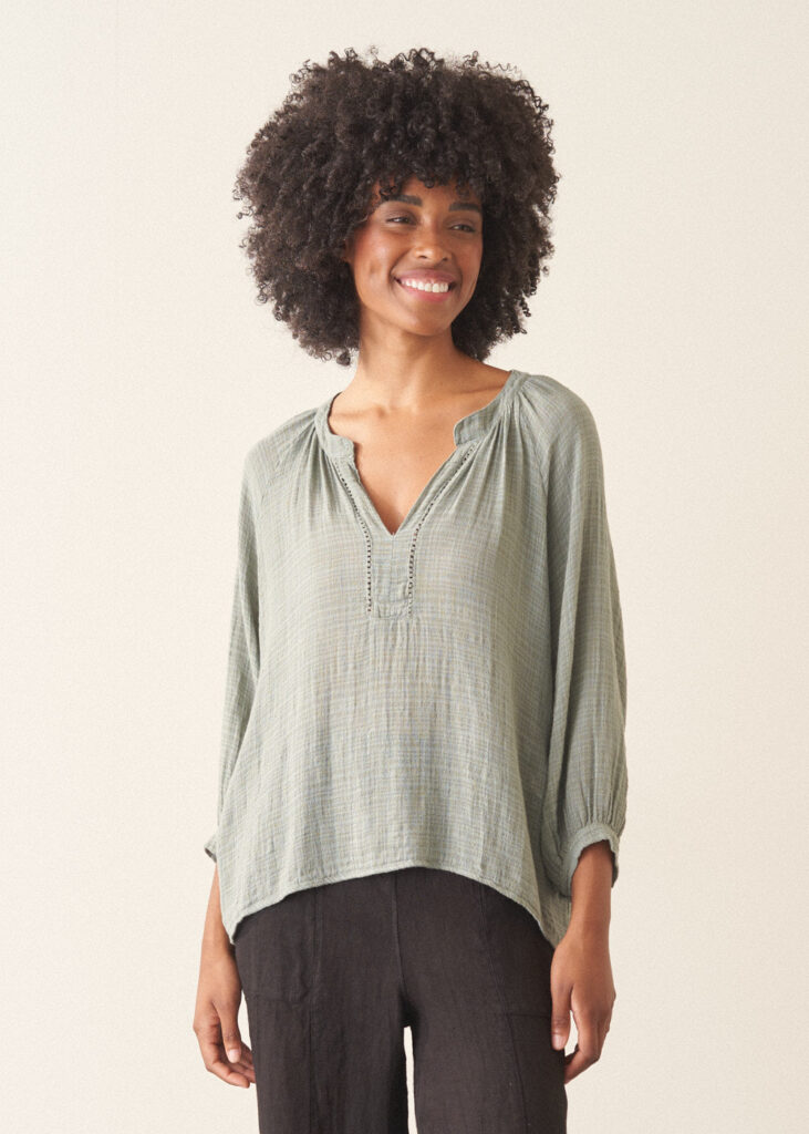 Light Khaki Cotton Top